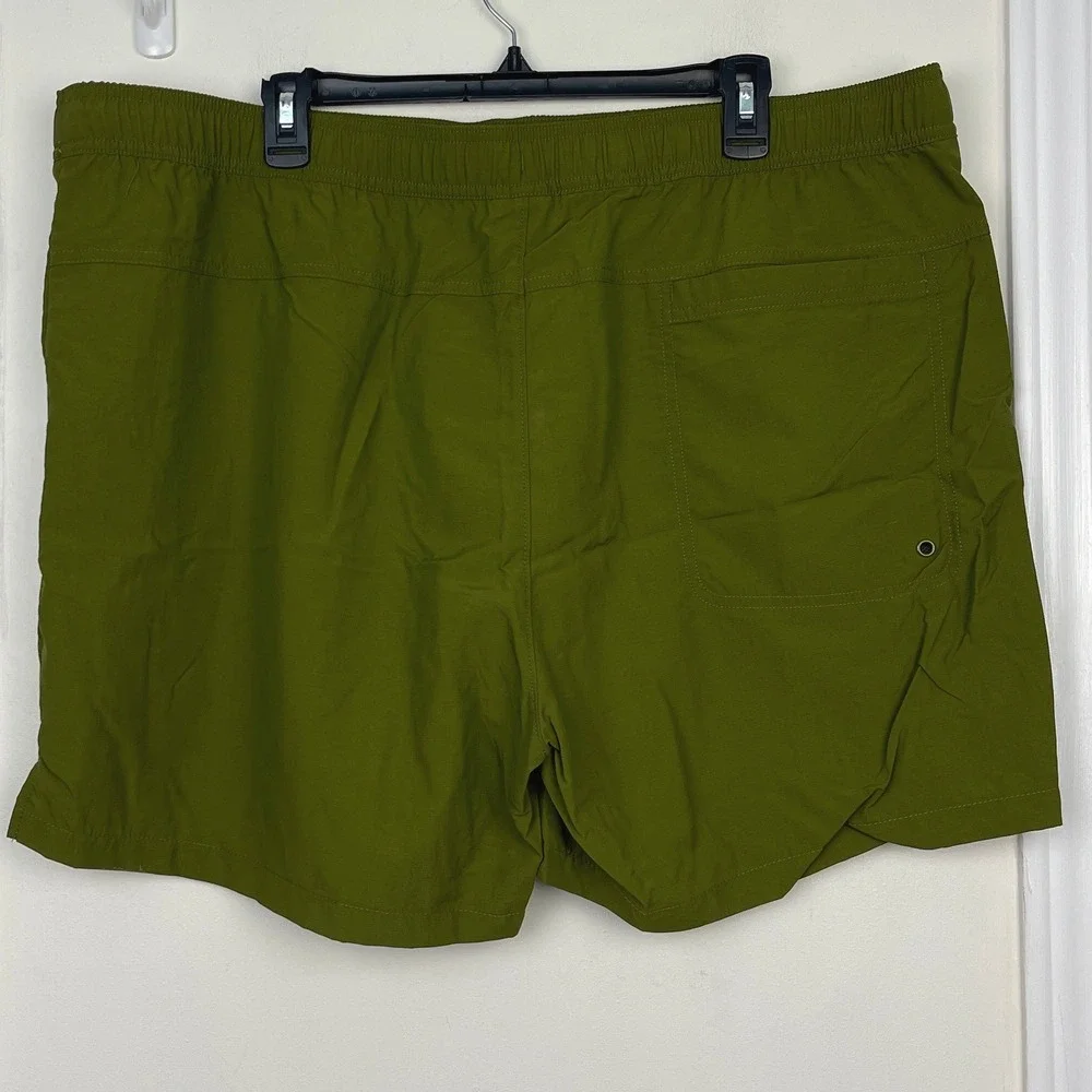 NEW The North Face Mens 2XL FLASHDRY Action Short 2.0 Olive Green‎ NF0A87TJ $45